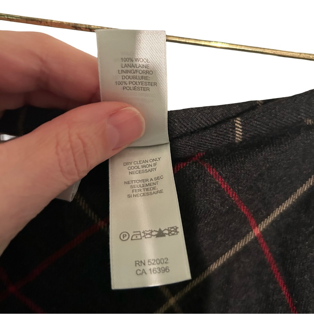 Liz Claiborne Black and Red Plaid Maxi Skirt - Picture 8 of 10